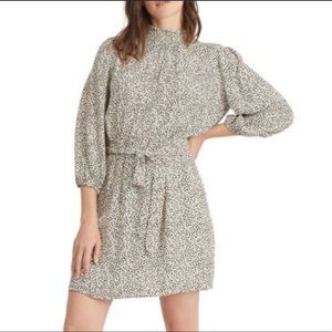NWT Sanctuary Mixed Spots Mock Neck Dress In Teeny Spots Size 10